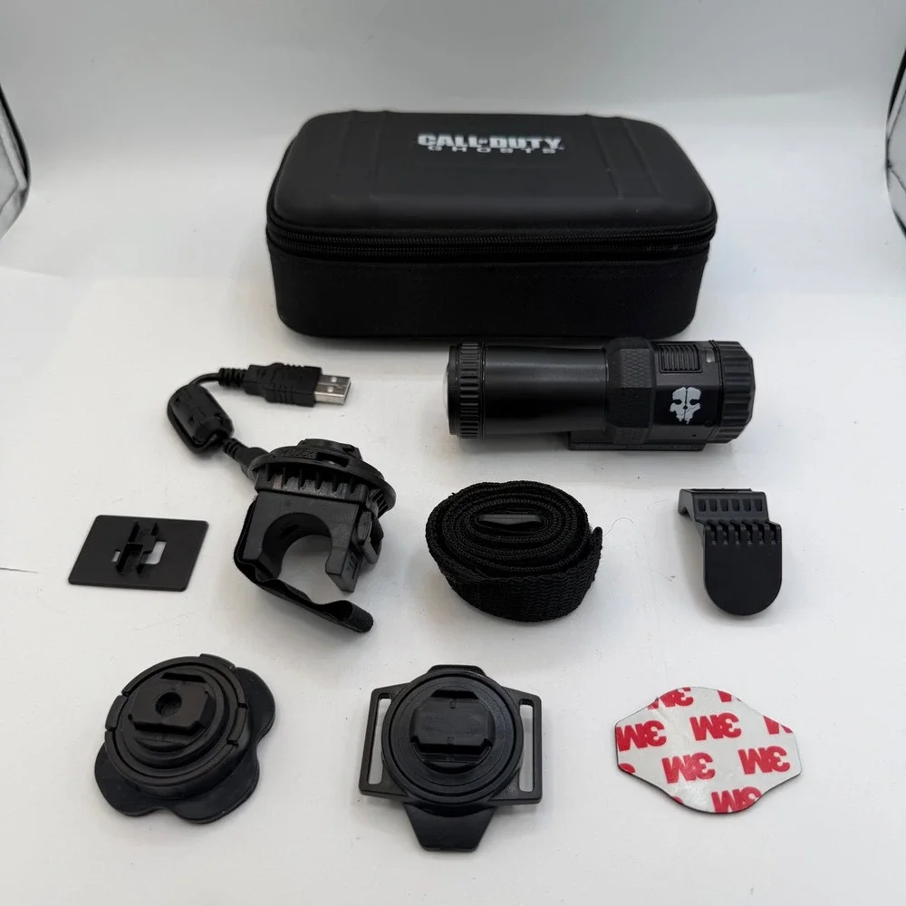 Call of Duty Ghosts Tactical Camera 1080p HD 170 Wide Action Cam w/ Case Mounts